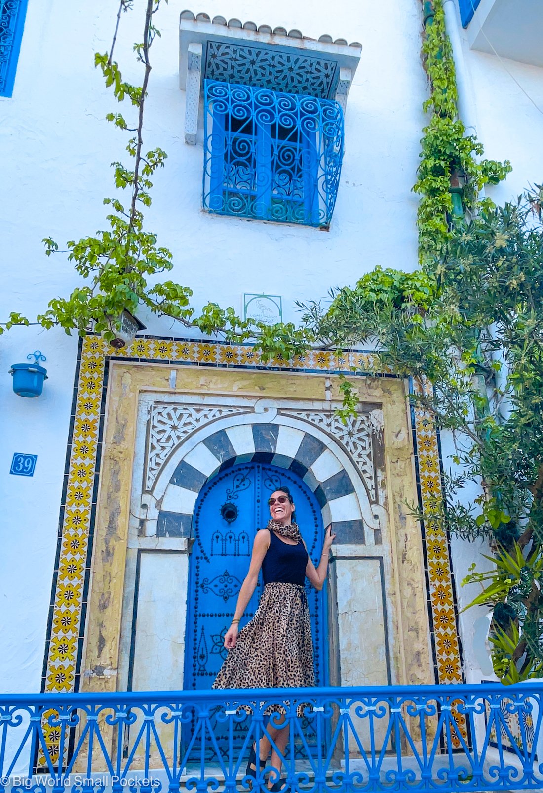 Tunisia-Sidi-Bou-Said-Me-in-Doorway