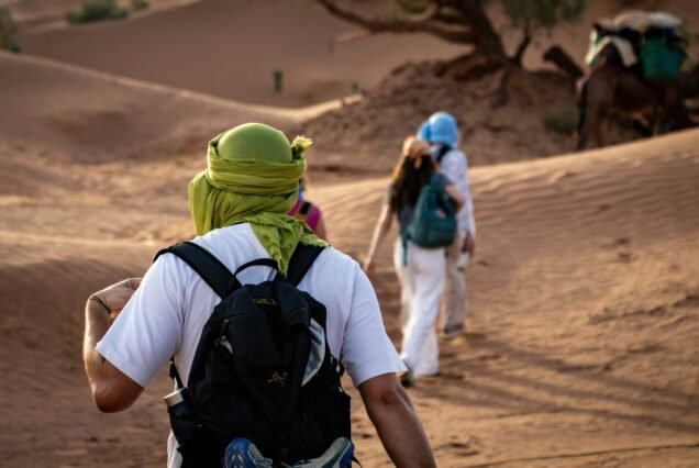 Randonnée Dans Le Désert Marocain