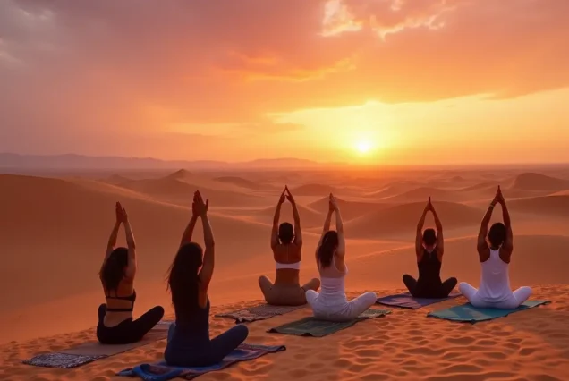 Trek and Yoga in the Moroccan Sahara Desert