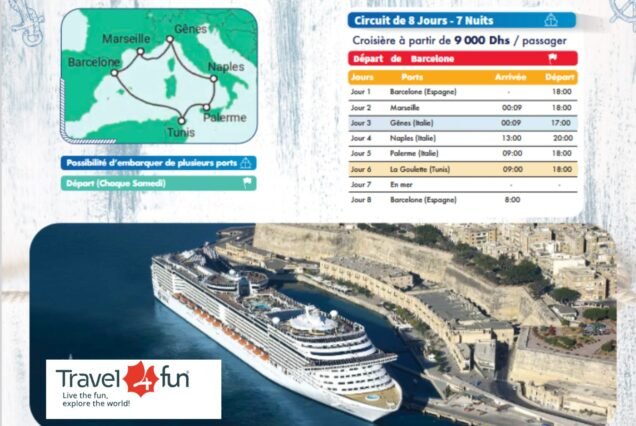 Western Mediterranean Cruise — Barcelona, Italy & Tunis