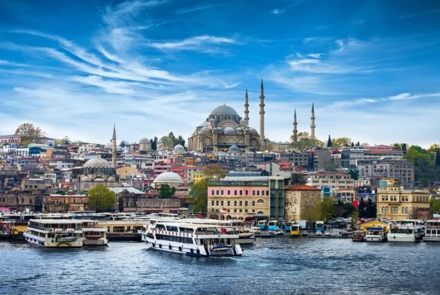 Istanbul skyline over the Golden Horn